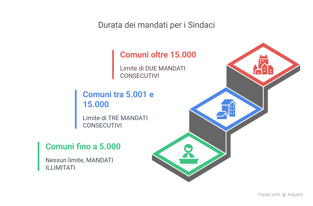 Durata dei mandati per i Sindaci nei Comuni visual selection 2